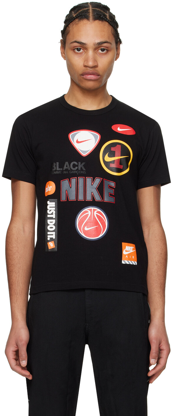 

Черная футболка Nike Edition Comme Des Garcons
