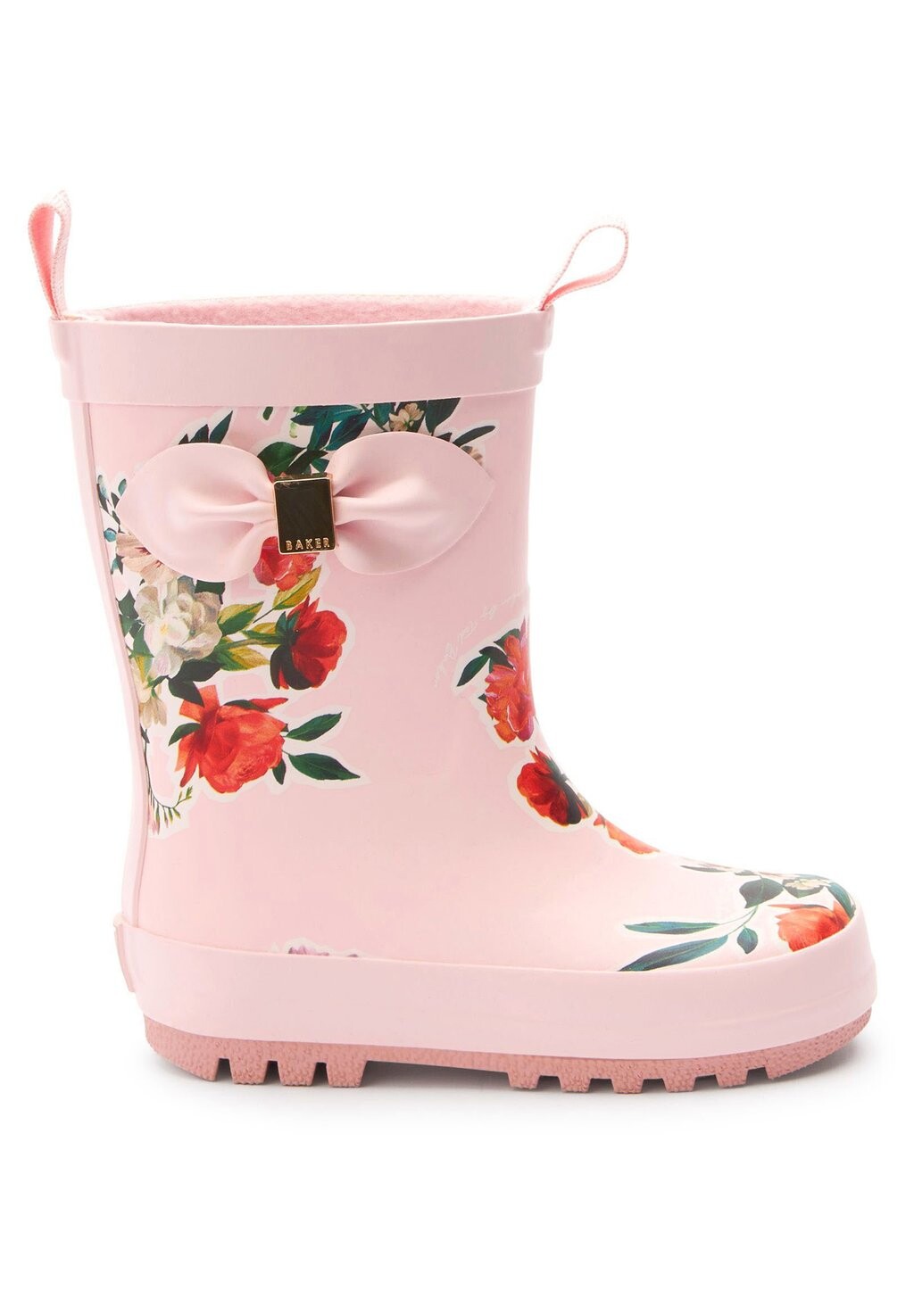 

Сапоги резиновые Baker By Ted Baker Pale Pink Floral Welly Baker by Ted Baker, цвет pale pink