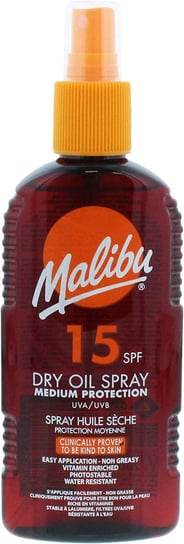 Сухое масло-спрей, SPF15, бронзирующее масло для загара, 200 мл Malibu