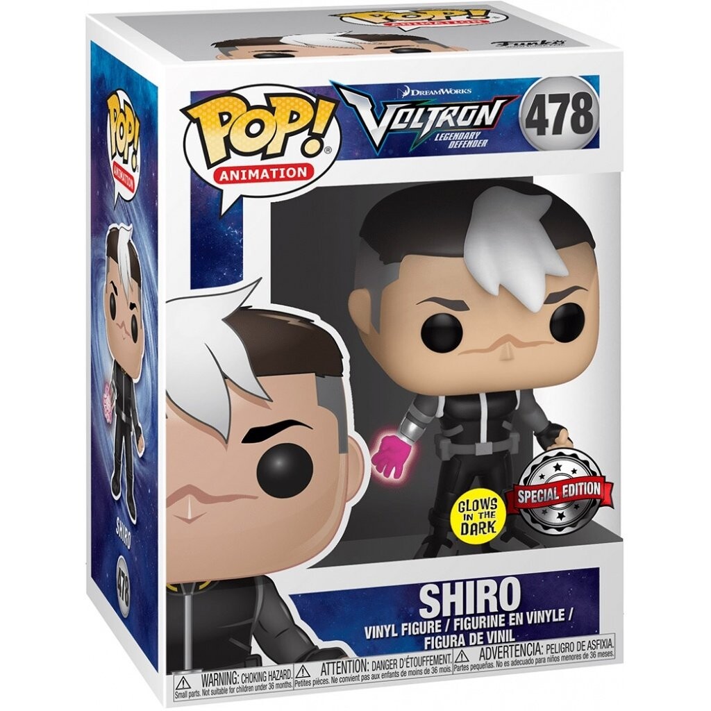 

Funko POP Voltron 478 Shiro Glow Special Edition Funko POP!