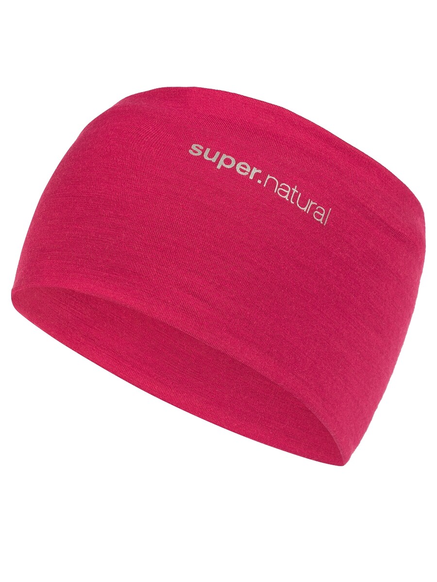 

Кепка super.natural Merino Stirnband, розовый