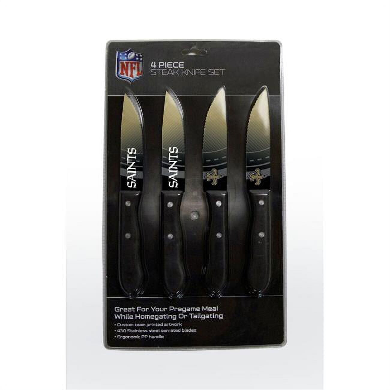 

Набор ножей New Orleans Saints 4 шт, черный