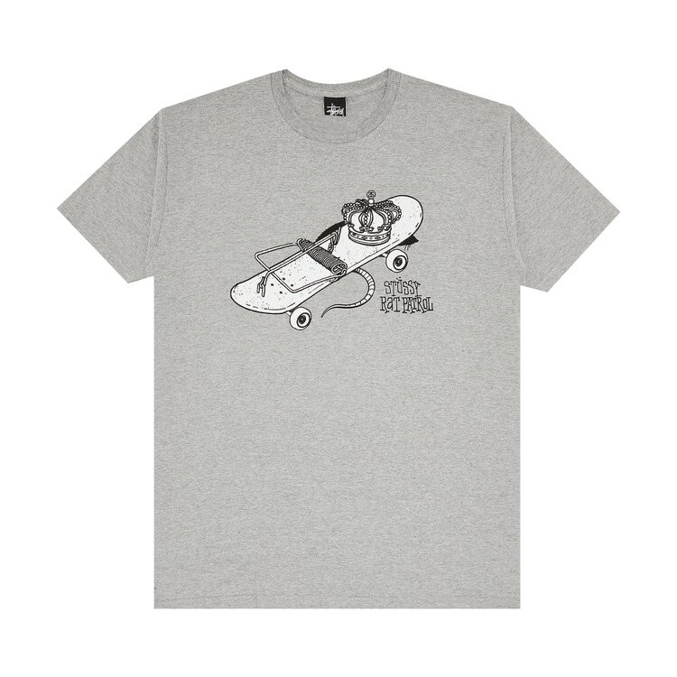 

Футболка Stussy Skate Trap 'Grey Heather', серый