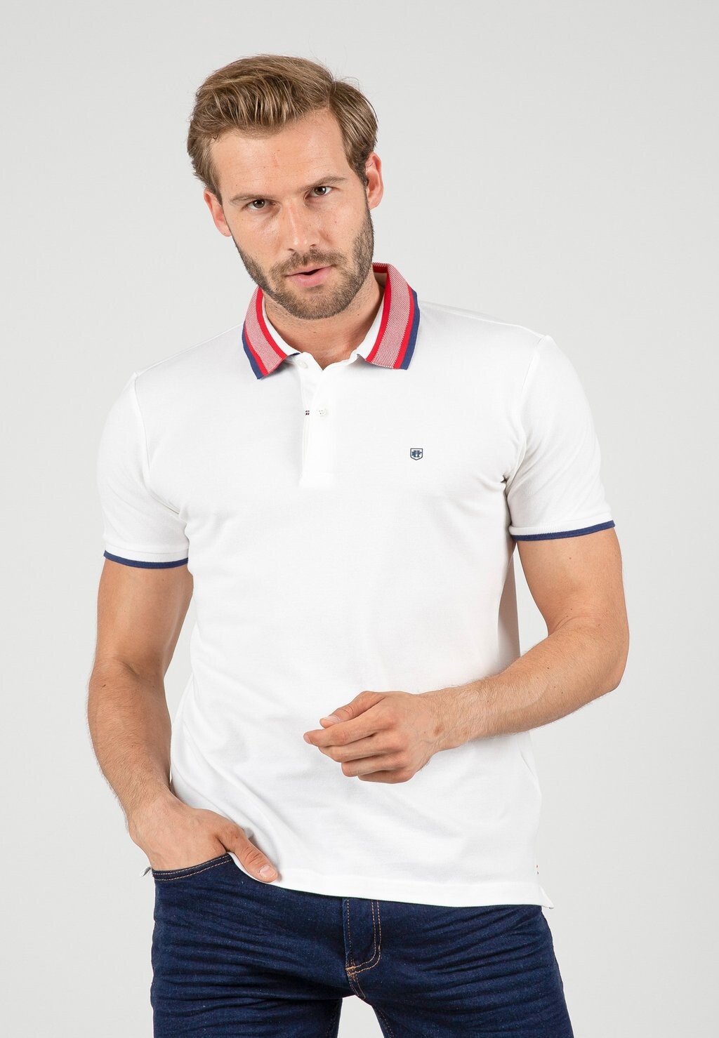 

Рубашка-поло SHORT SLEEVE Felix Hardy, цвет white