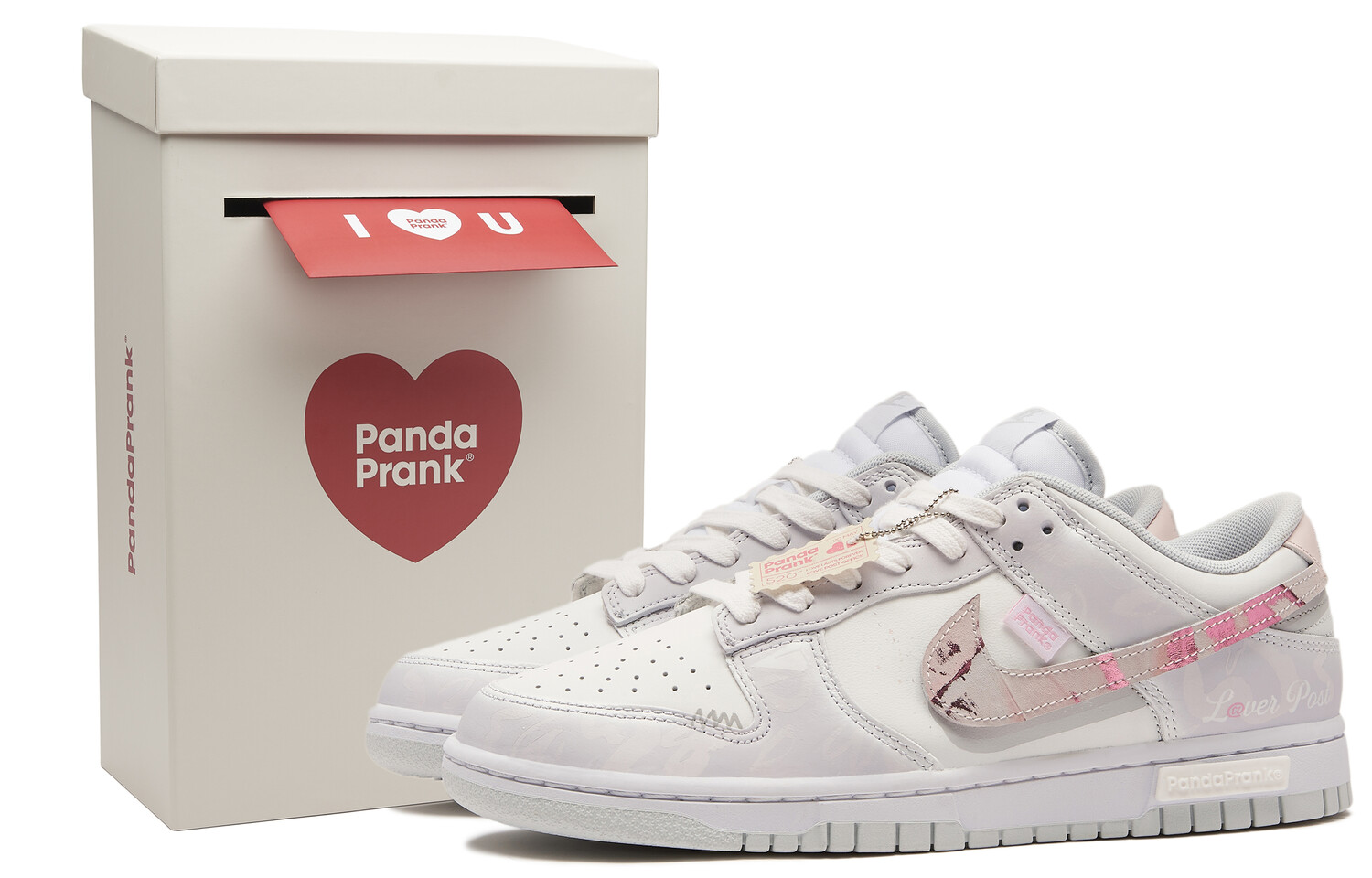 

Обувь для скейтбординга Nike Dunk унисекс, White/Pink