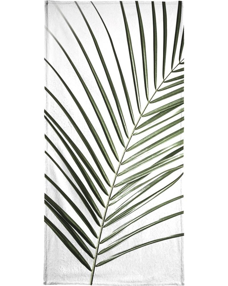 

Полотенце для ванной Juniqe Palm Leaves 8, цвет Grün & Weiß