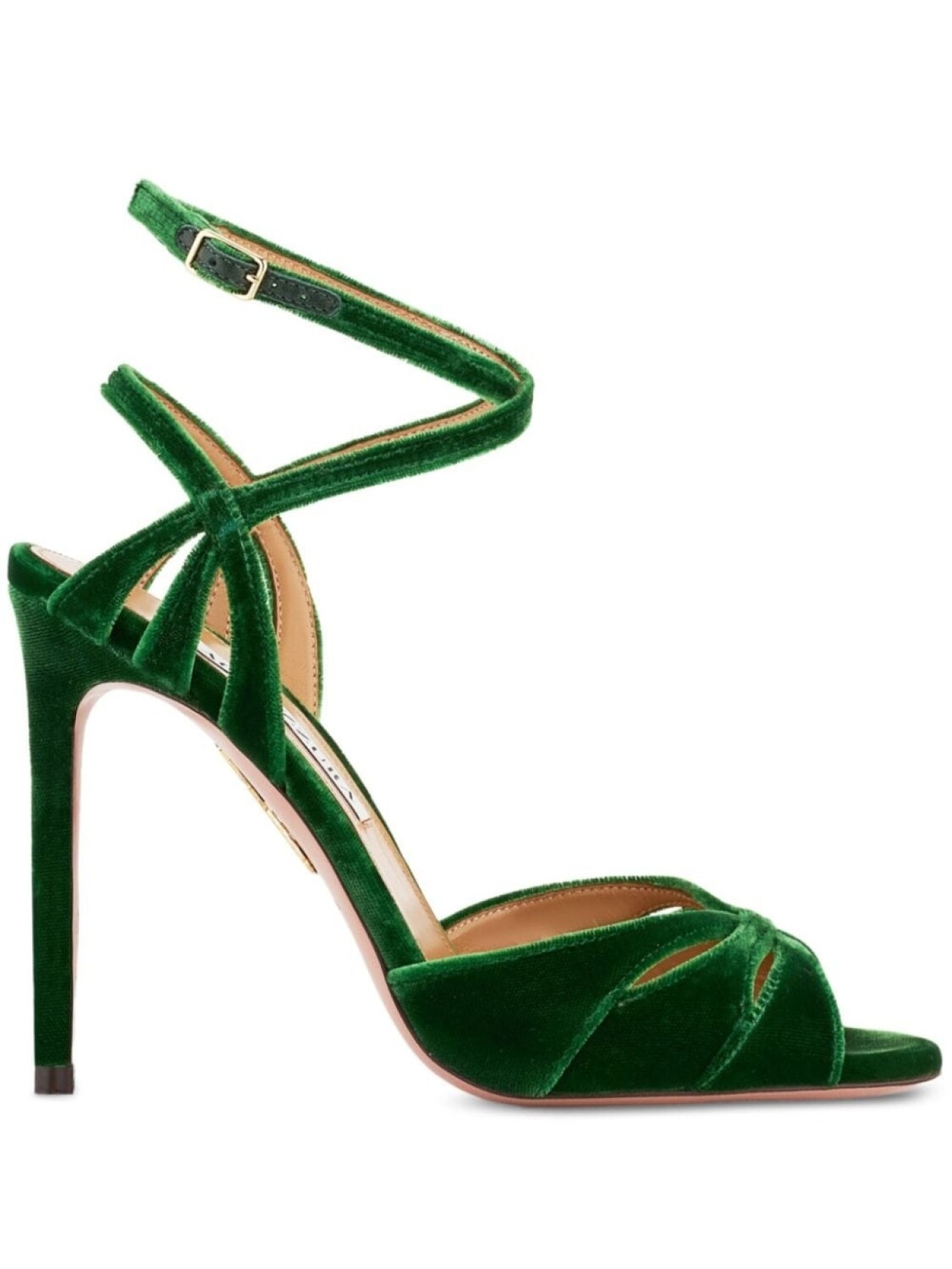 

Aquazzura босоножки Moves 105, зеленый