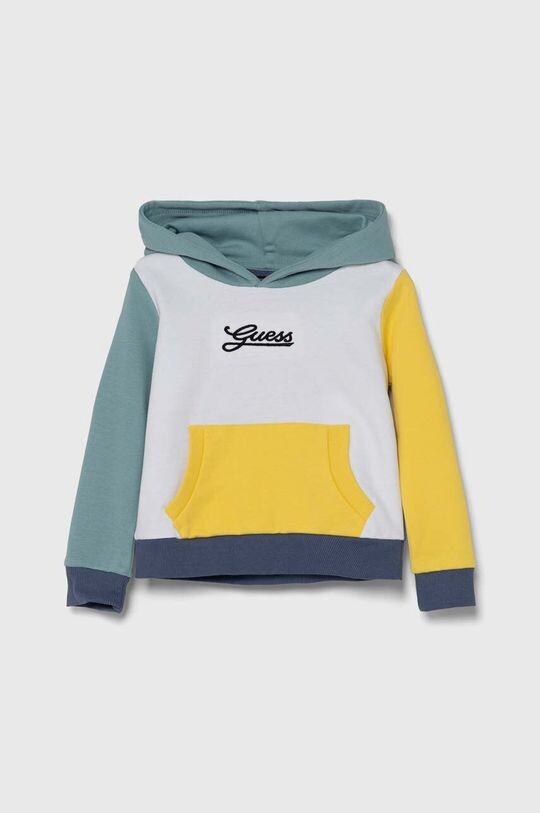 

Детская хлопковая толстовка Guess, белый