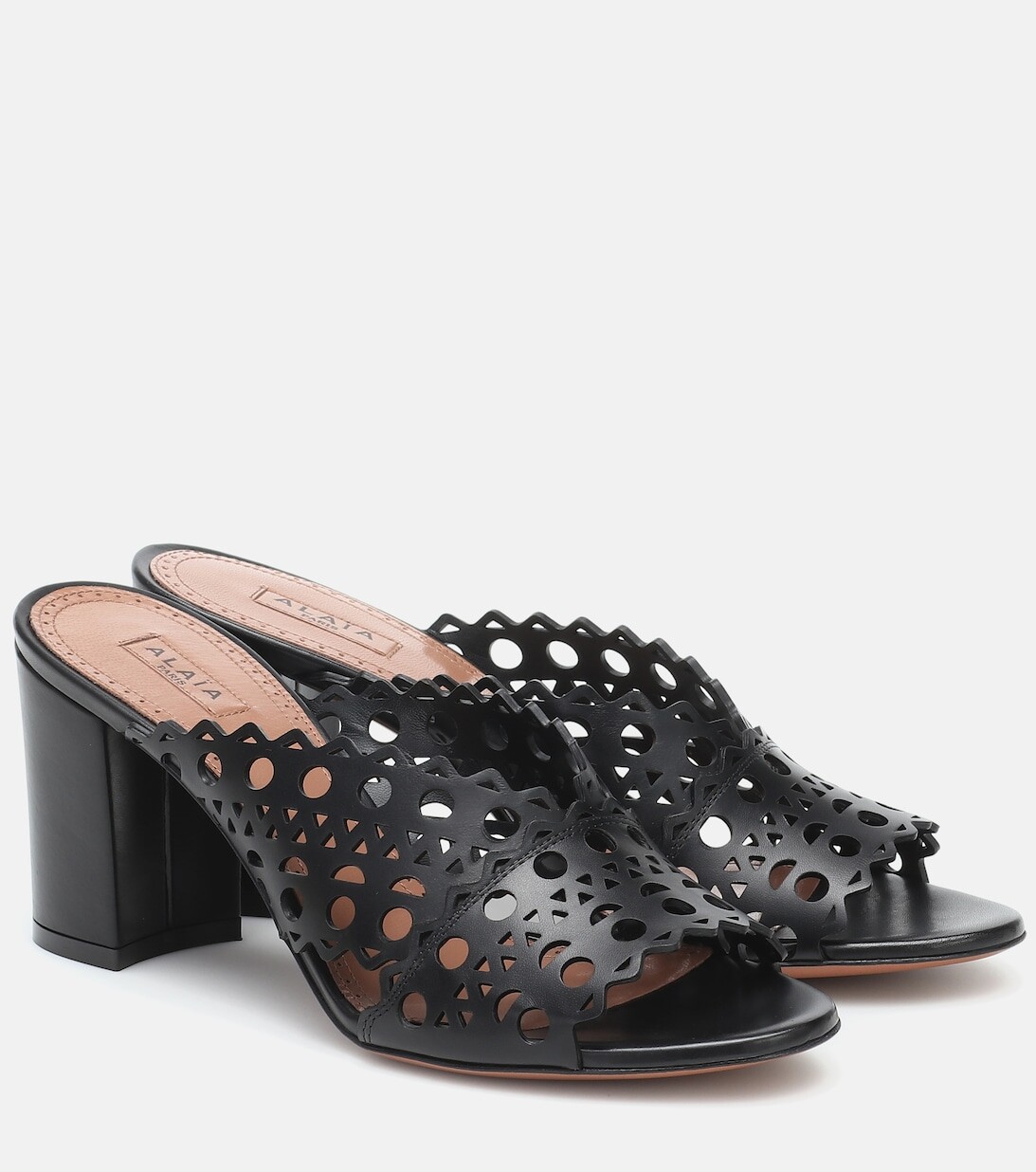 

Кожаные мюли Alaïa, черный
