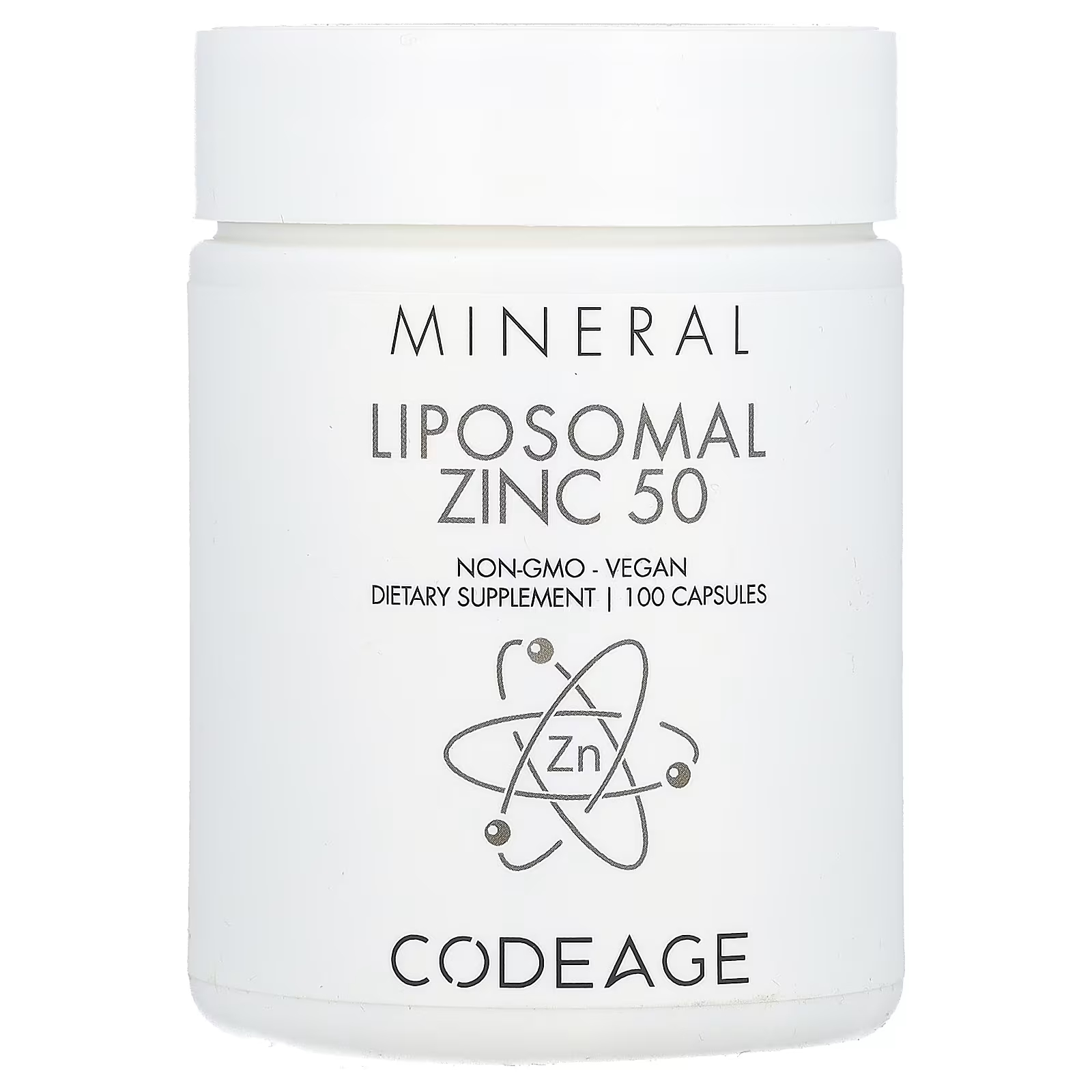 Липосомальный цинк Codeage Mineral 100 капсул