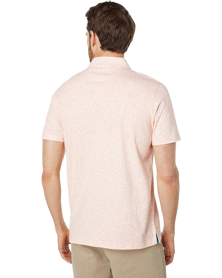 Рубашка U.S. POLO ASSN. Short Sleeve Floral All Over Print Knit Shirt, цвет Peach Nectar