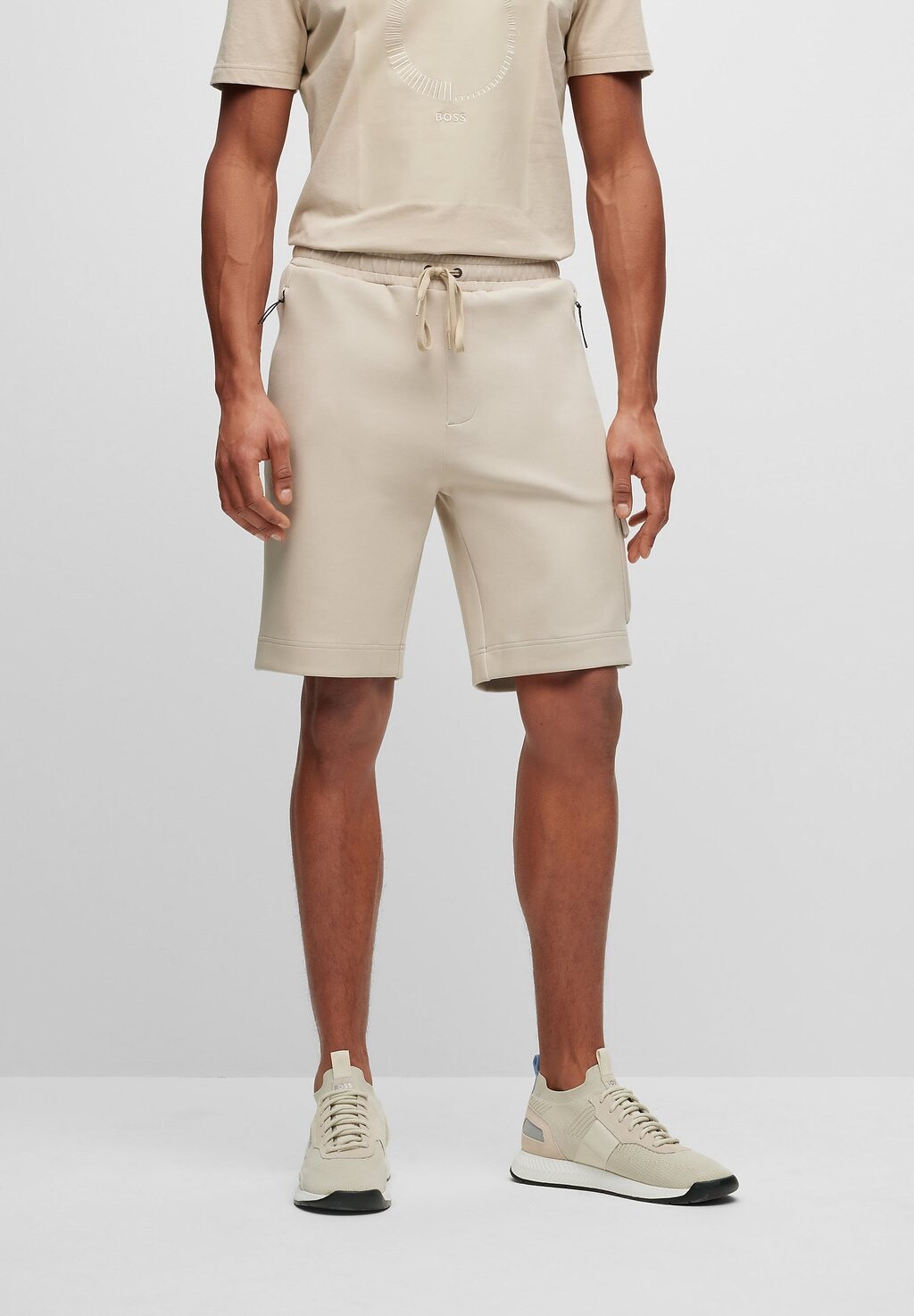 

Шорты Hariq BOSS, цвет medium beige