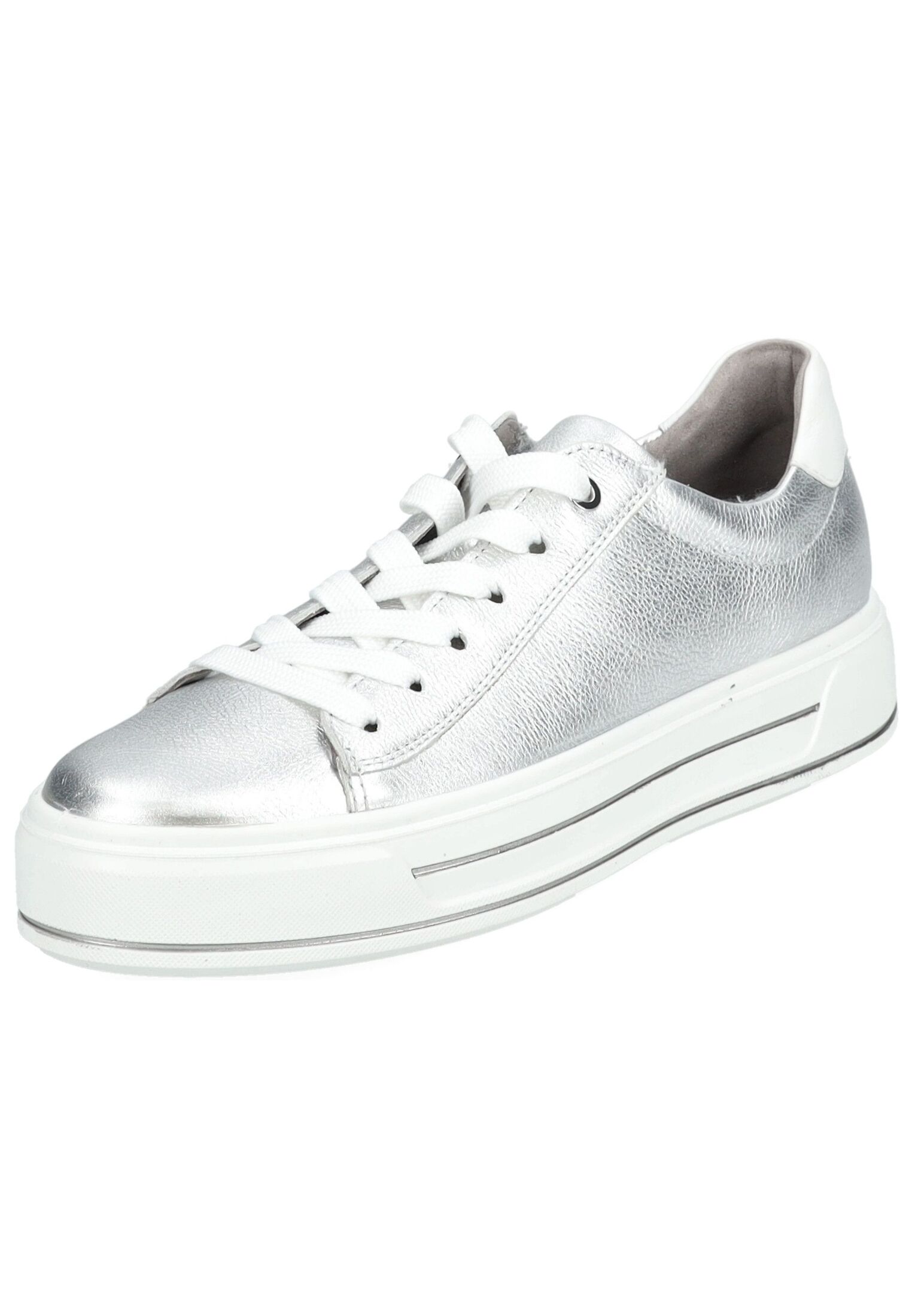 Кроссовки ara Sneaker, цвет Silber/Weiß