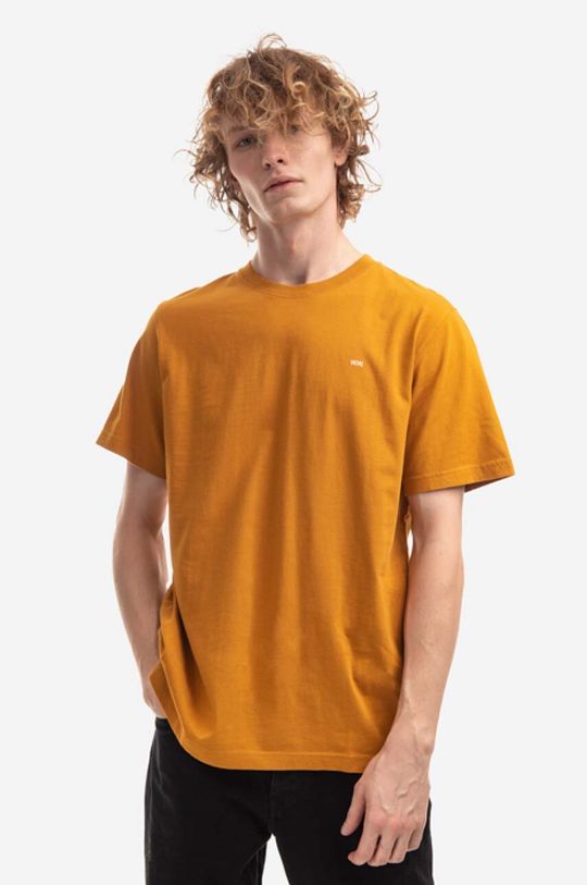 Хлопковая футболка Классическая футболка Sami Wood Wood, оранжевый