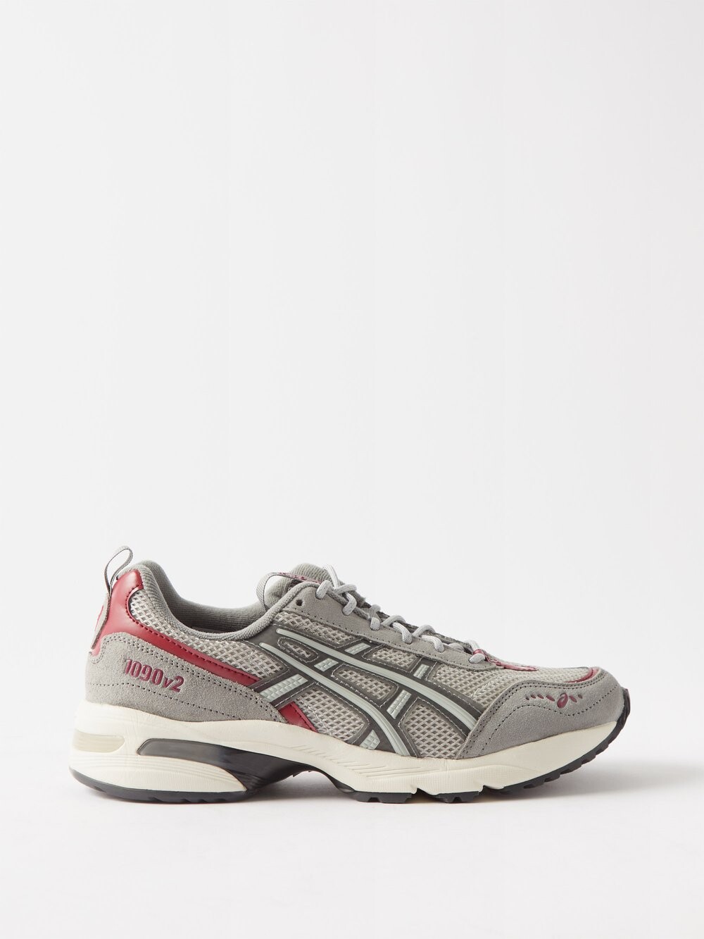 

Кроссовки gel-1090v2 из замши и сетки Asics, серый