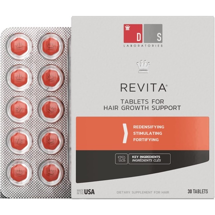 Таблетки Revita, добавка для роста волос, 30-дневный запас, Ds Laboratories