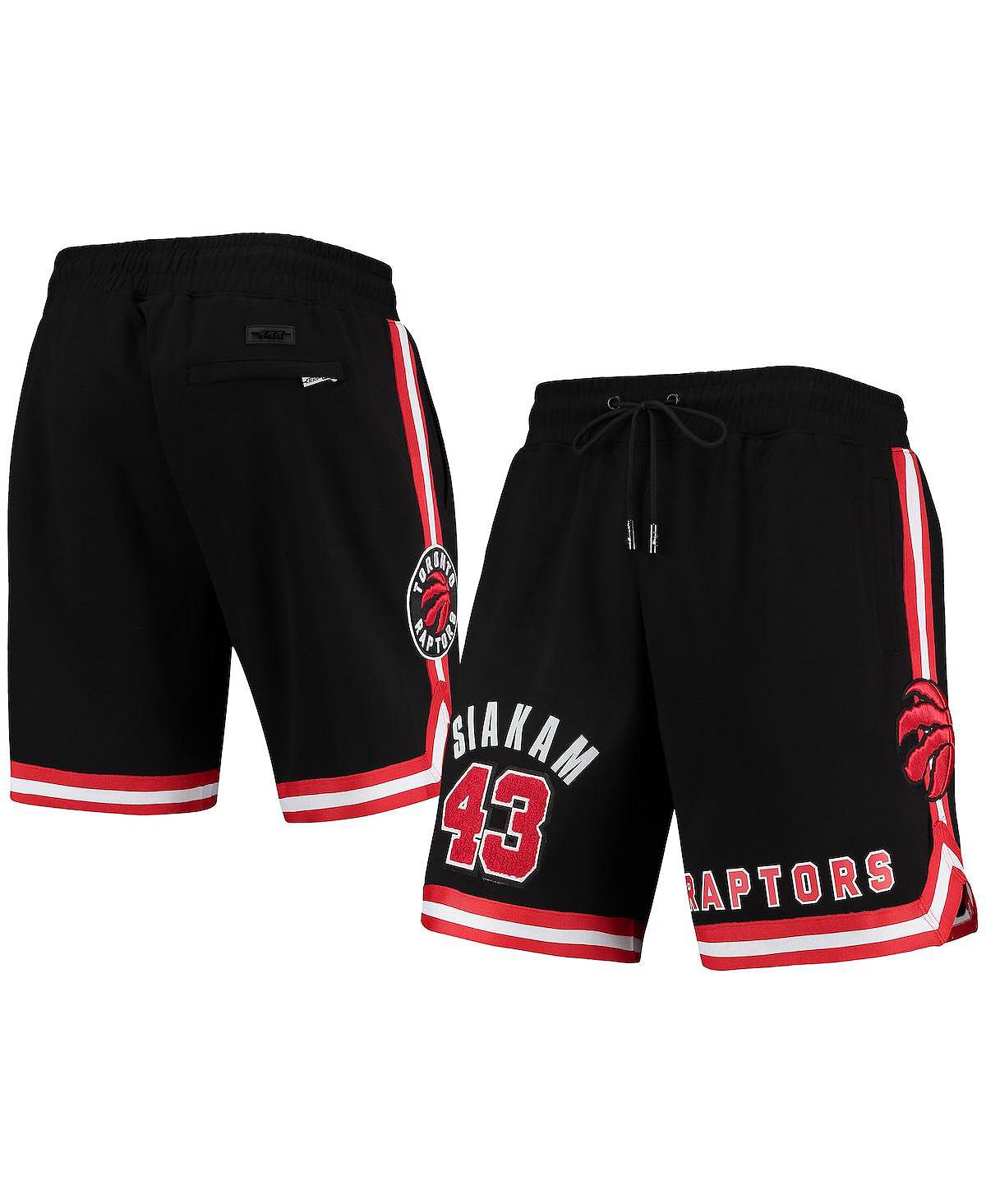 цена Мужские черные шорты для игроков команды Toronto Raptors Pascal Siakam Pro Standard