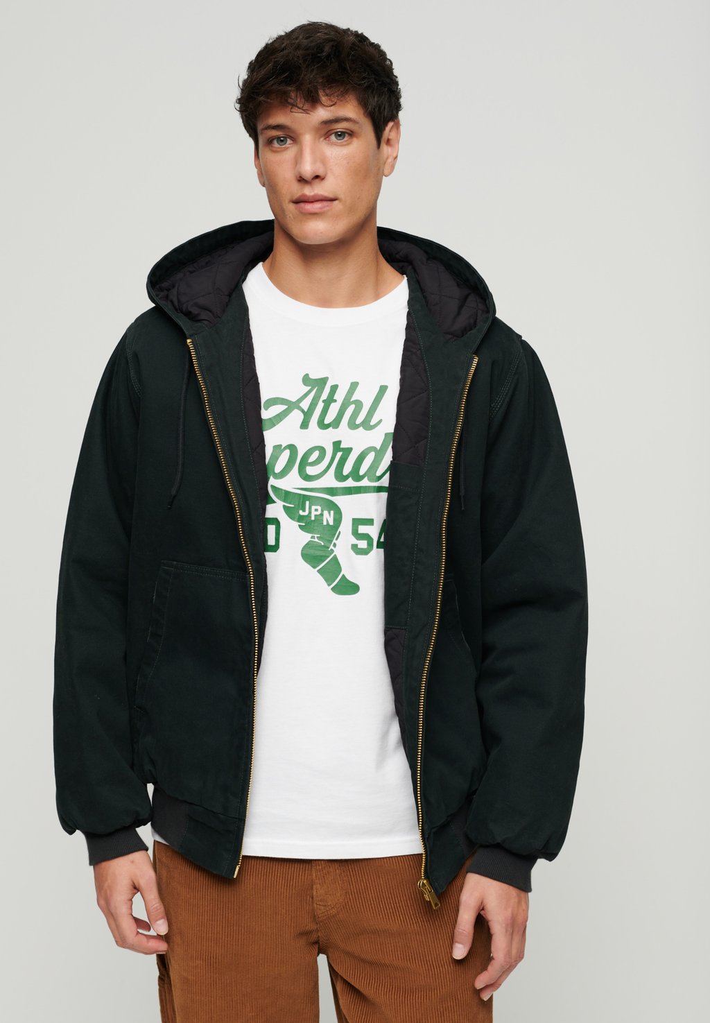 Зимняя куртка SURPLUS HOODED Superdry, зеленый
