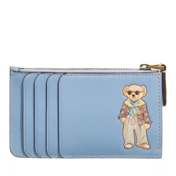 

Сумка zip card case small sky Polo Ralph Lauren, синий