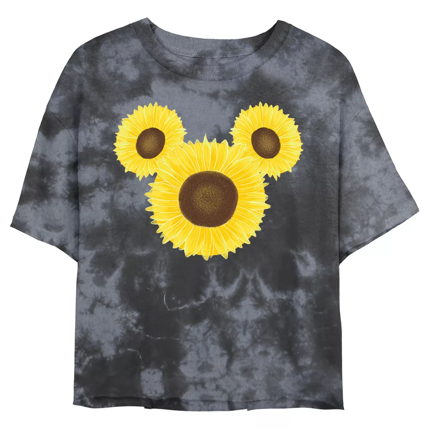 Укороченная футболка Disney Mickey Mouse & Friends Mickey Sunflower Ears для юниоров Disney