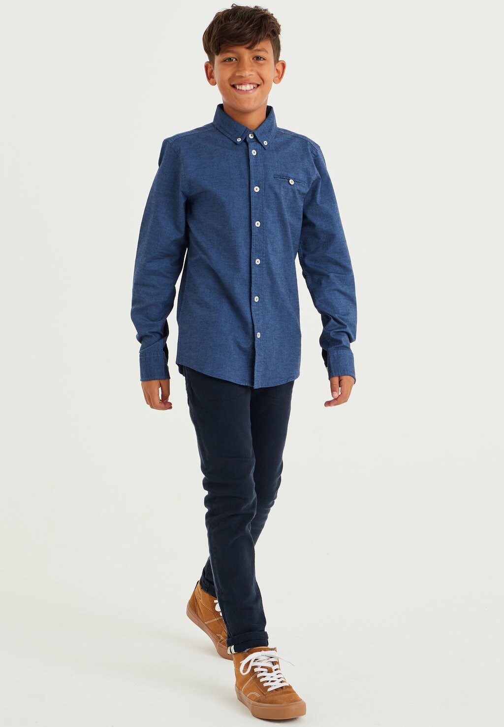 

Рубашка WE Fashion, цвет blue