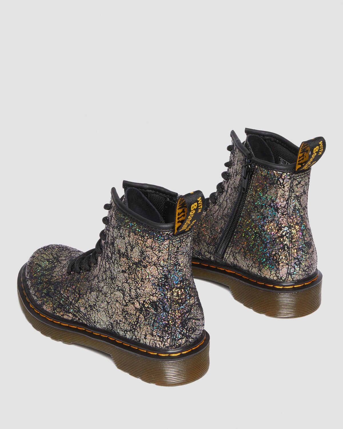 

Ботинки на шнуровке с эффектом металлик Junior 1460 Dr. Martens