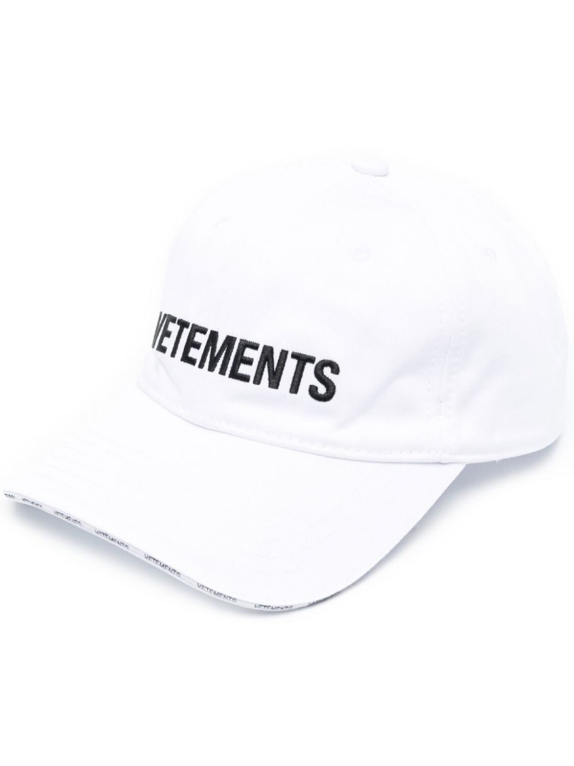 

VETEMENTS кепка с вышитым логотипом, белый