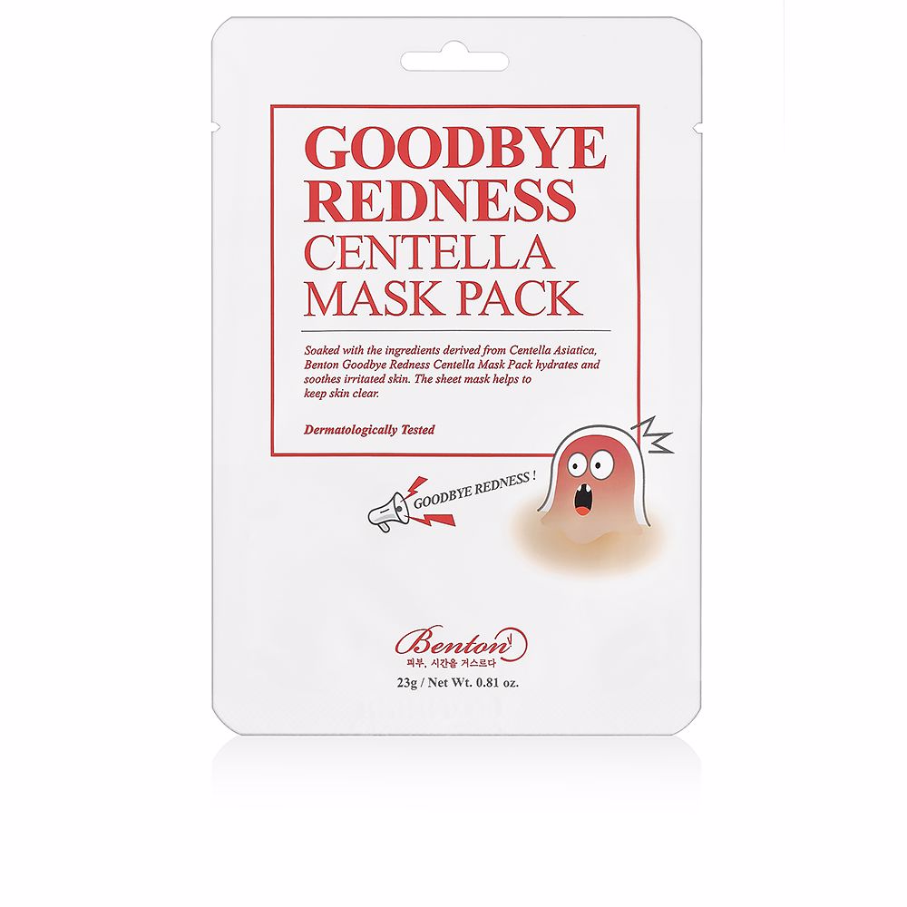 Маска для лица Goodbye redness centella mask Benton, 23г дневной крем goodbye redness centella gel benton