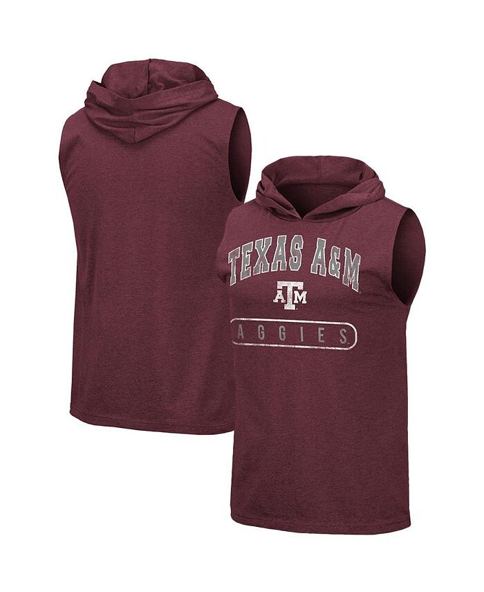 

Мужская темно-бордовая майка с капюшоном Texas AM Aggies Varsity Colosseum, красный
