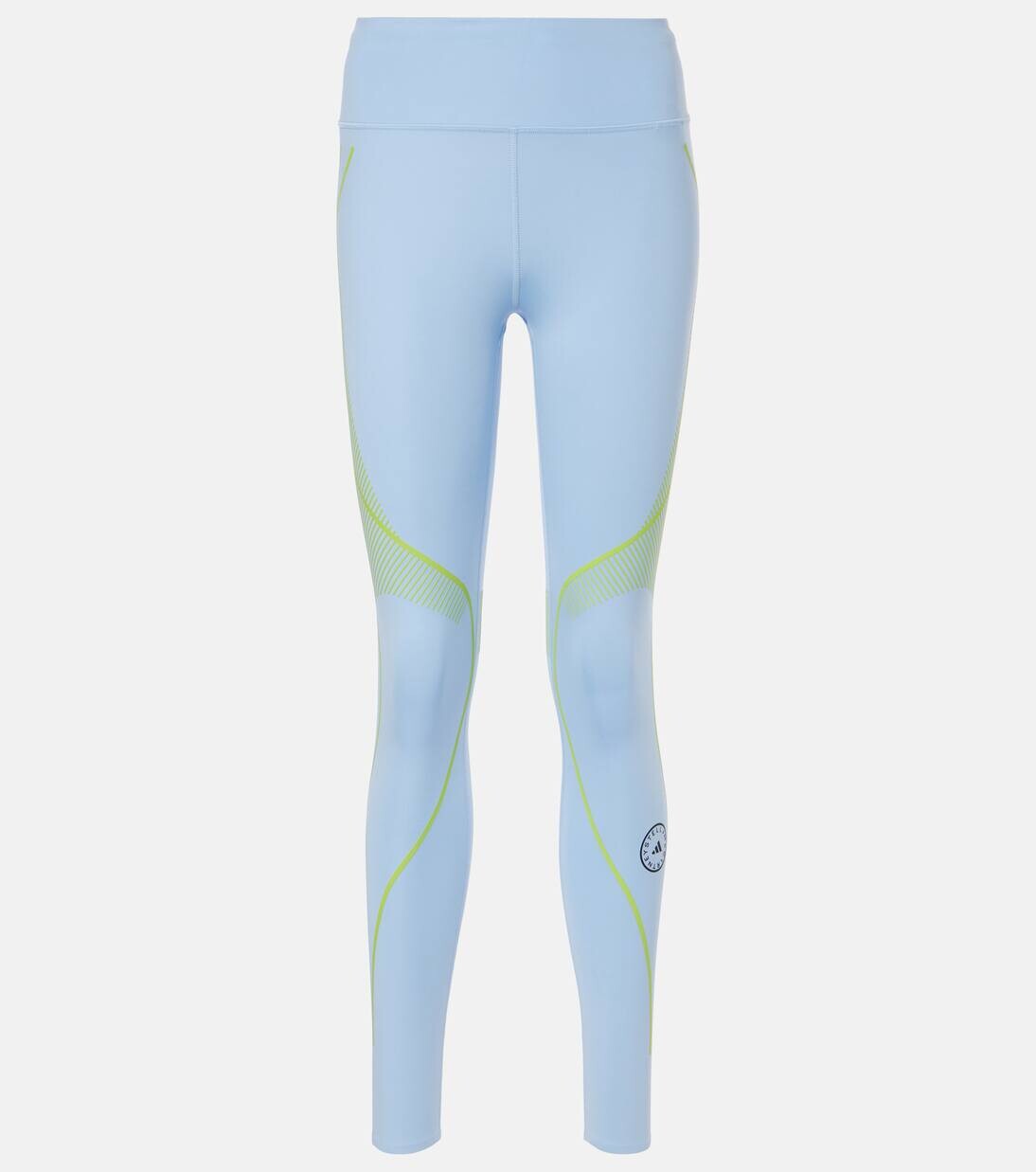 

Леггинсы TruePace со средней посадкой и логотипом Adidas By Stella Mccartney, цвет glow blue