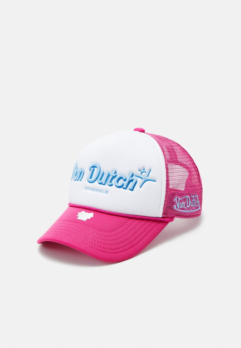 

Бейсболка Von Dutch, белый/розовый