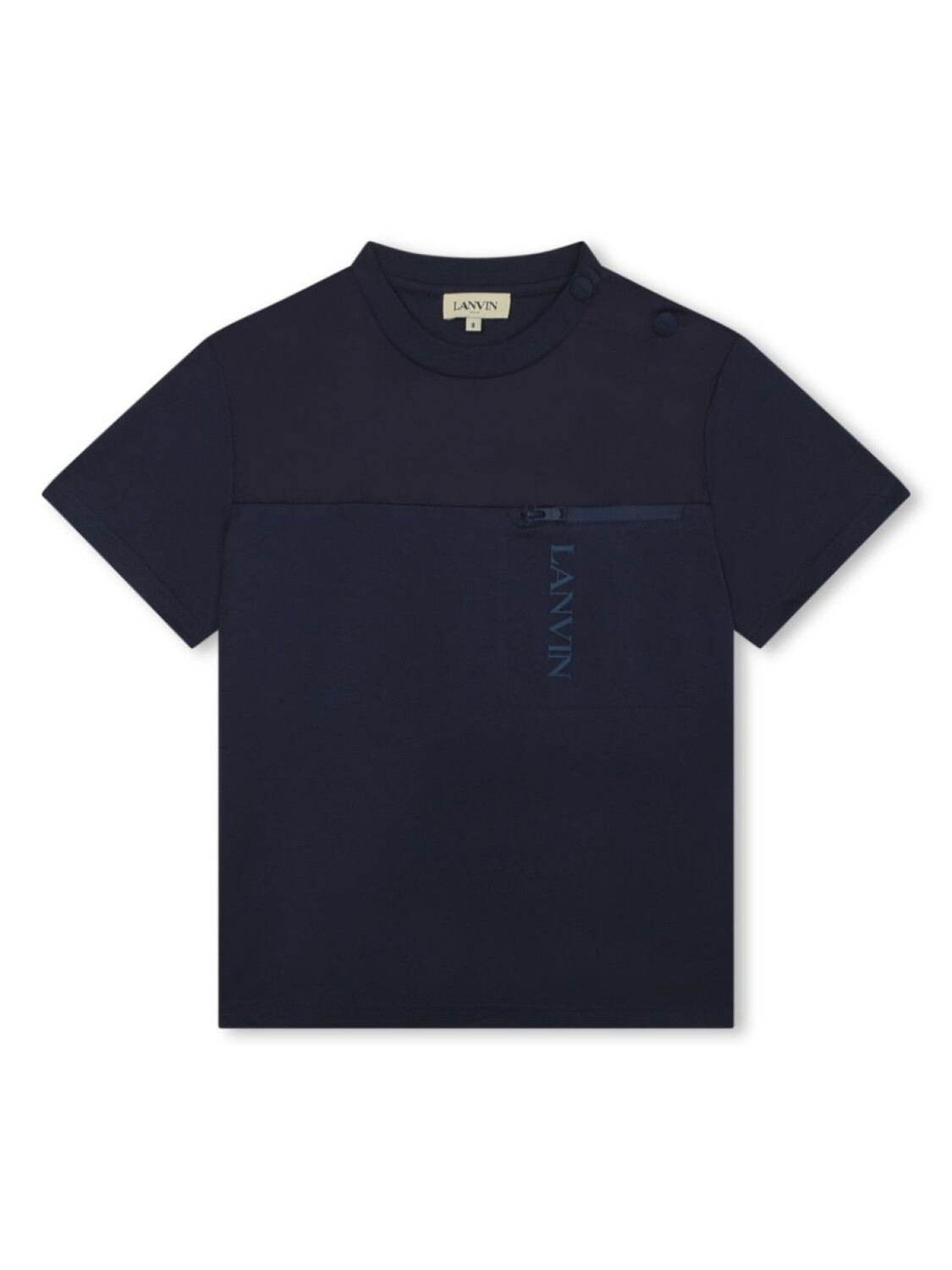 

Lanvin Enfant футболка с логотипом, синий