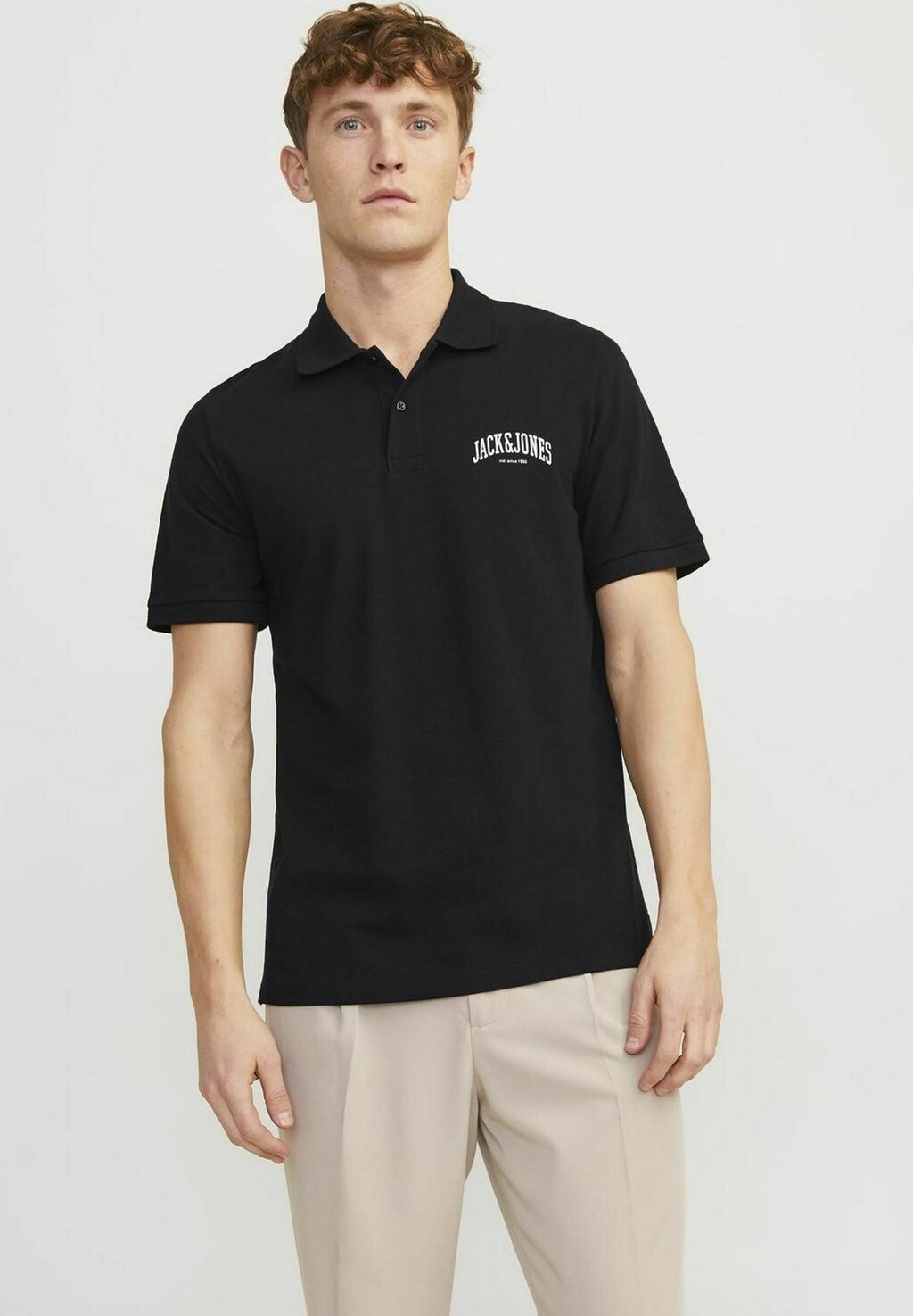 

Рубашка поло Jack & Jones, черный