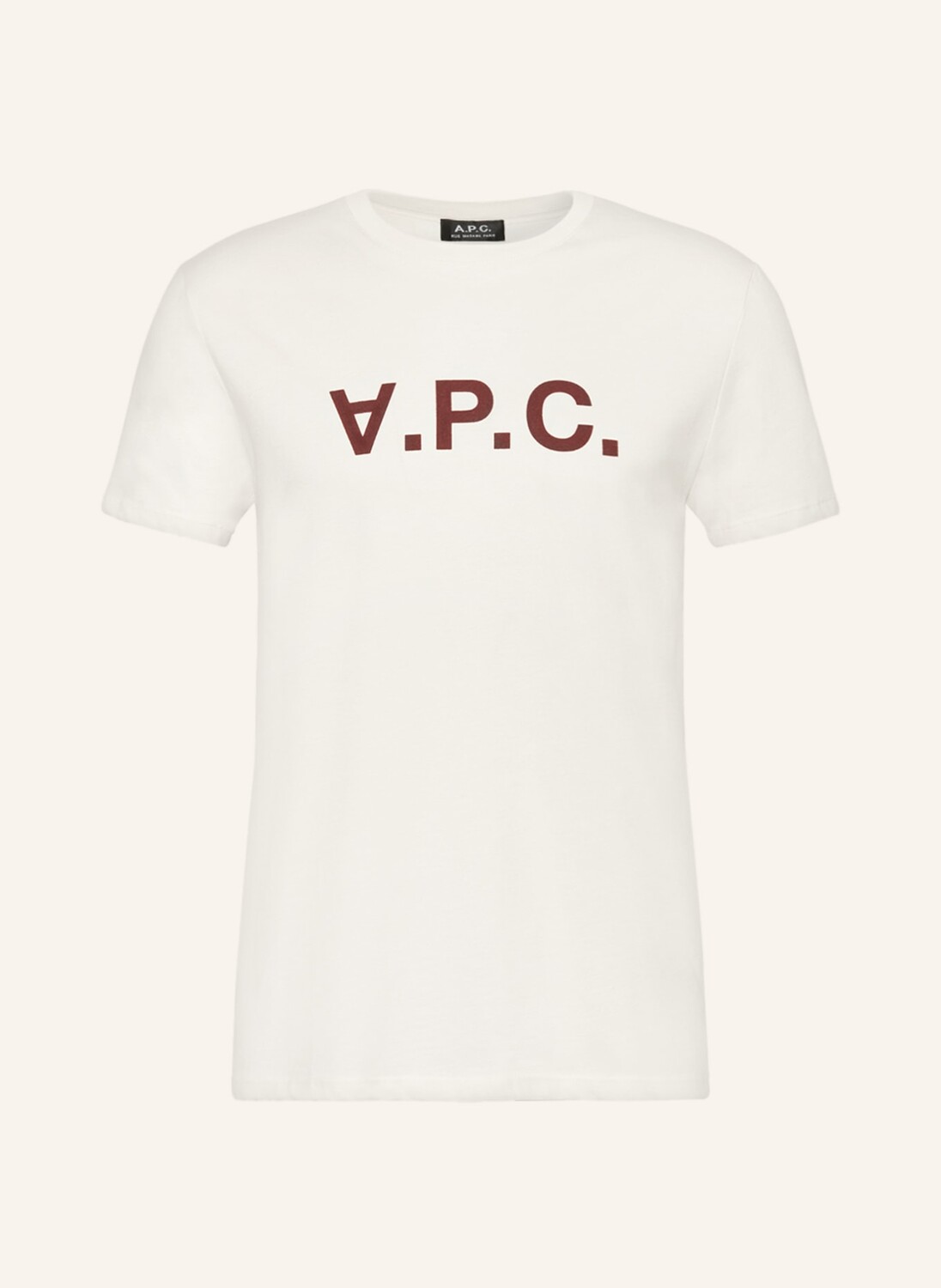 

Футболка A.P.C., кремовый, Бежевый