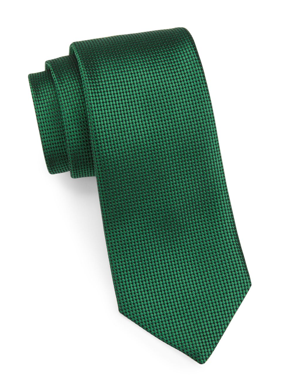 цена Шелковый жаккардовый галстук Charvet, зеленый