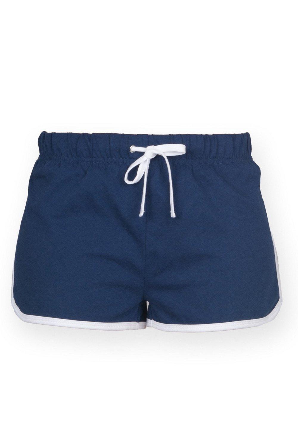 Спортивные шорты скинни Minnie в стиле ретро Skinni Fit, темно-синий цена и фото