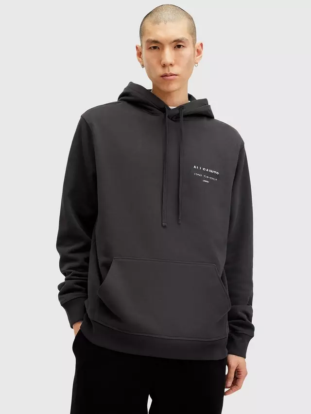 

Худи AllSaints Redact Oth, цвет nearly black