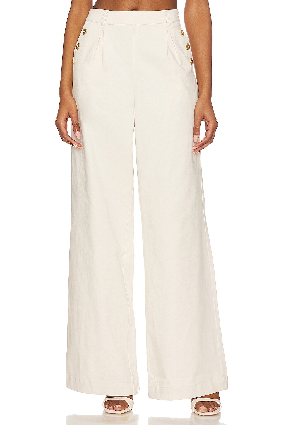 

Брюки Splendid x Rachelove Sailor Wide-Leg, цвет Porcelain