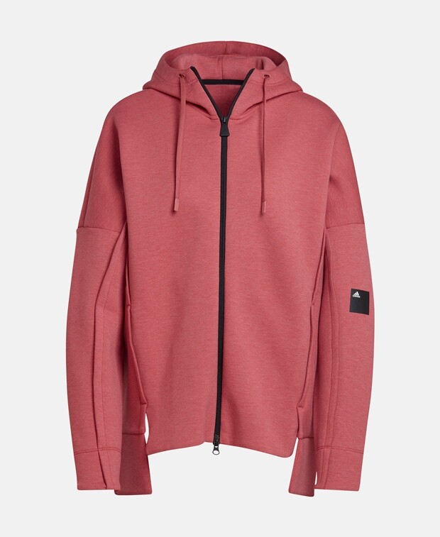 

Толстовка с капюшоном adidas, фуксия