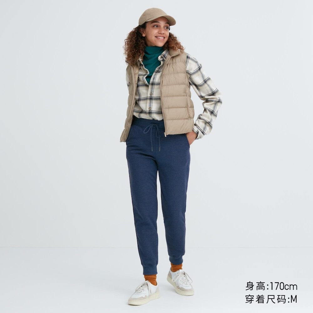 

Женские штаны Uniqlo HEATTECH из искусственного шерпа, темно-синий