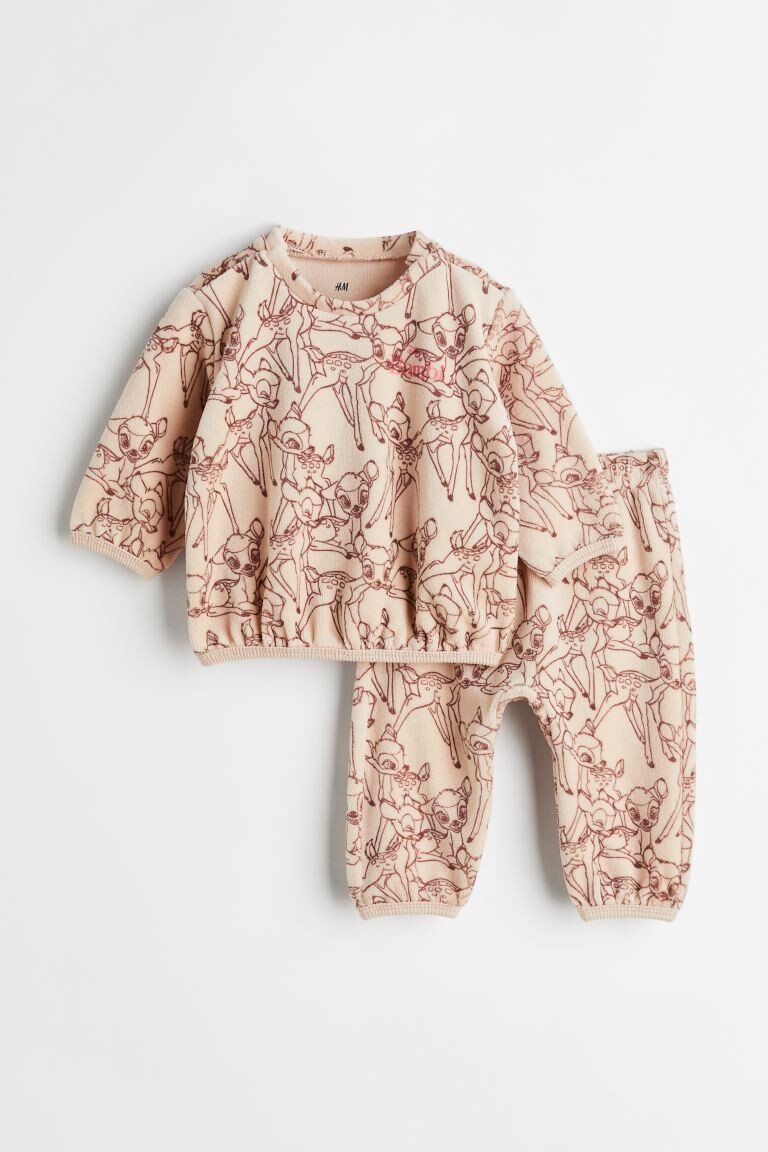 

Комплект из 2 предметов из принтованного хлопка H&M