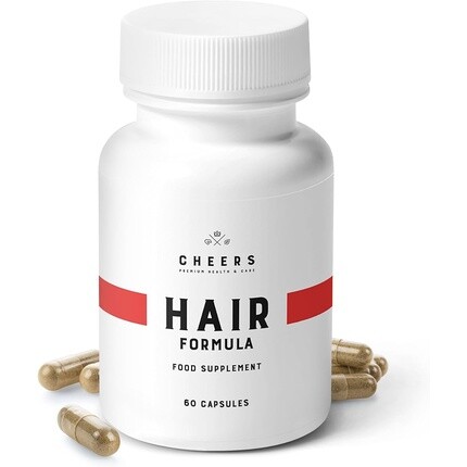 

CHEERS Hair Formula 60 капсул Витамины для волос, кожи и ногтей для взрослых Веганские витамины для волос Добавка для волос с фосфатидной кислотой