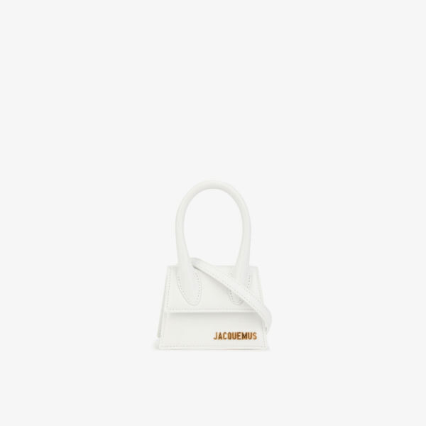 

Кожаная сумка Le Chiquito с верхней ручкой Jacquemus, белый