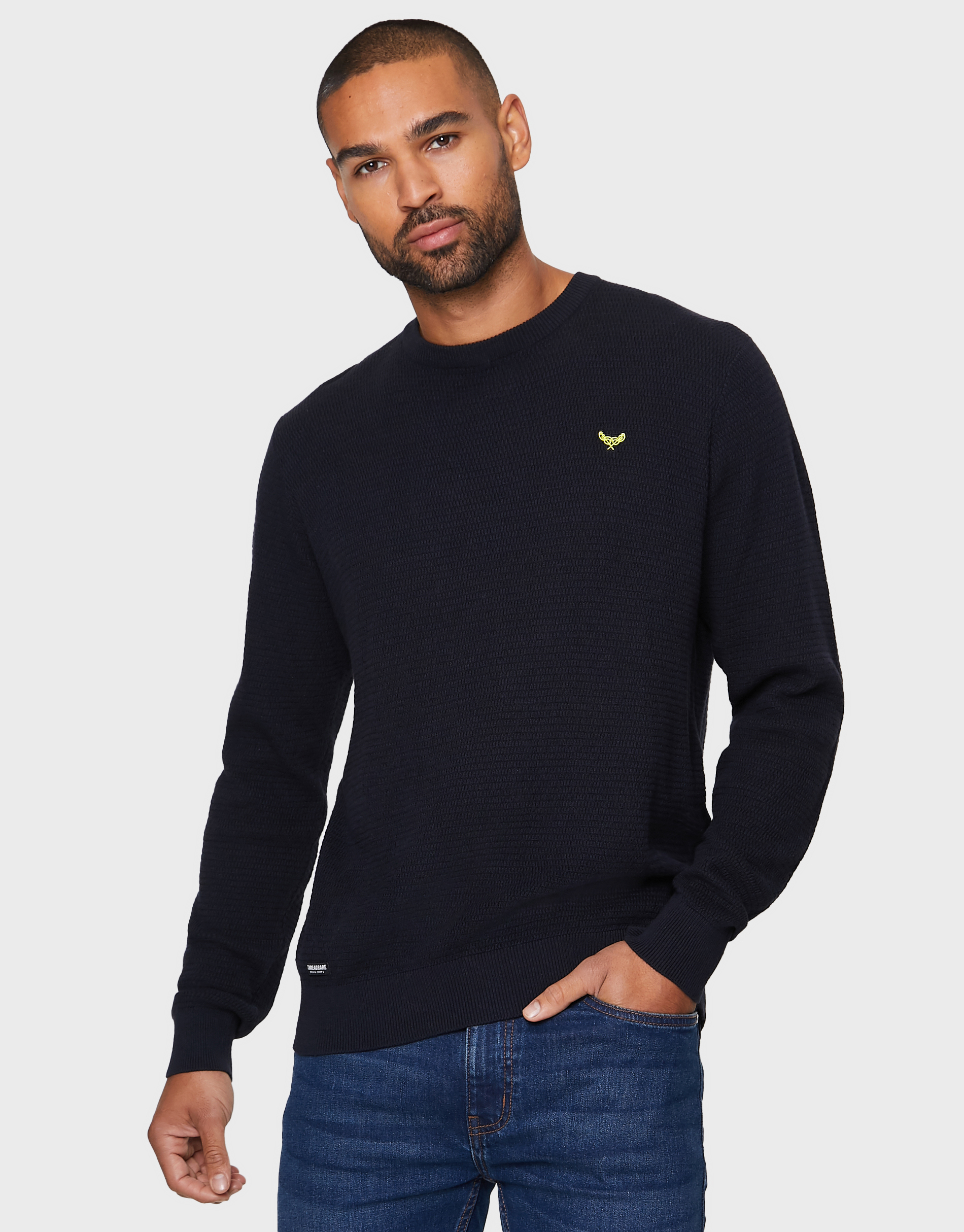 Пуловер Threadbare Strick Pitkin, цвет Navy/Dunkelblau пуловер threadbare strick reed черный