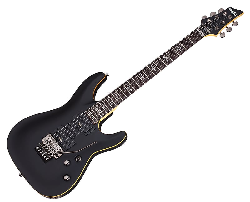 Электрогитара Schecter Demon-6 FR Guitar - Aged Black Satin