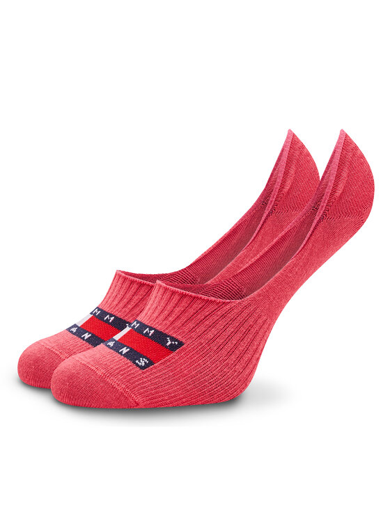 цена Женские носки-кеды Tommy Jeans, розовый