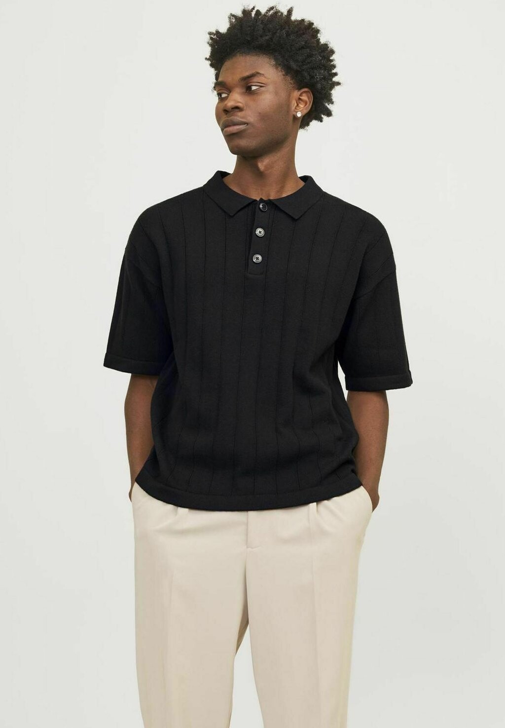 

Поло Jack & Jones, черный