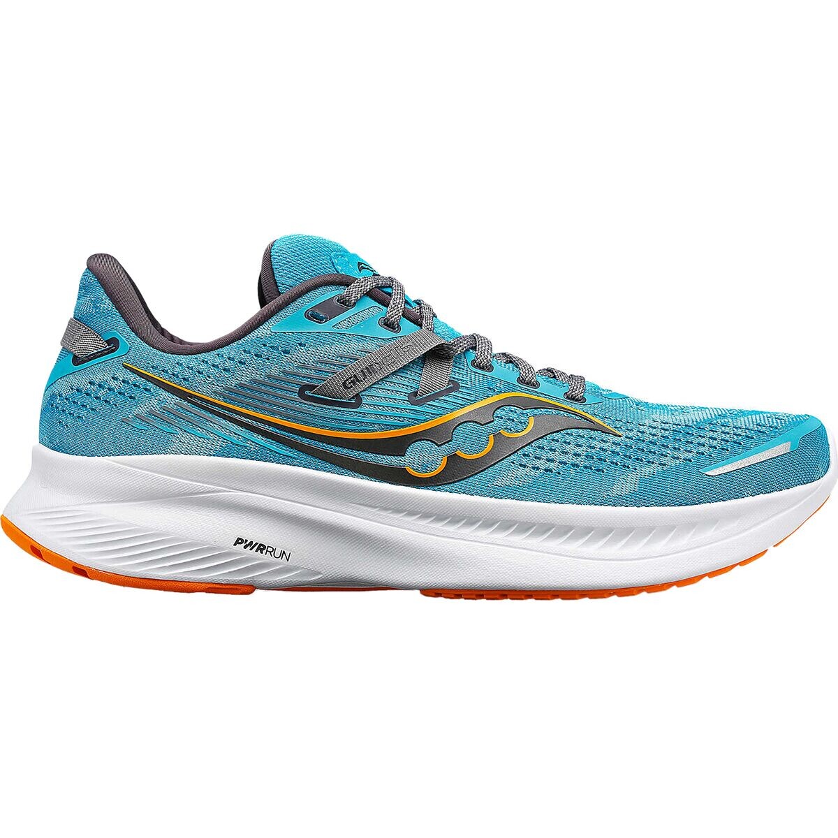 

Guide 16 широкие кроссовки для бега Saucony, цвет agave/marigold