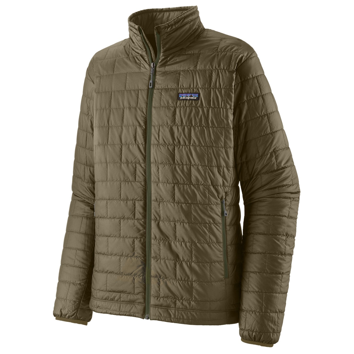 цена Куртка из синтетического волокна Patagonia Nano Puff, цвет Sage Khaki