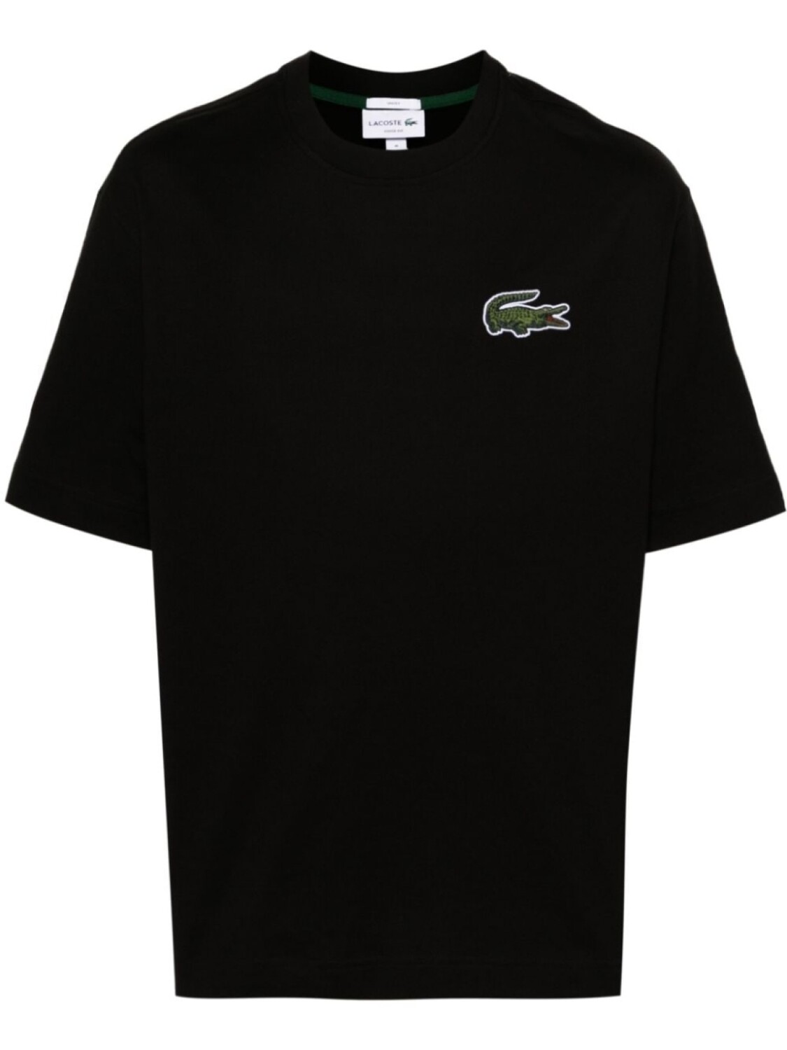 

Lacoste футболка с нашивкой-логотипом, черный